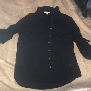 Black button up